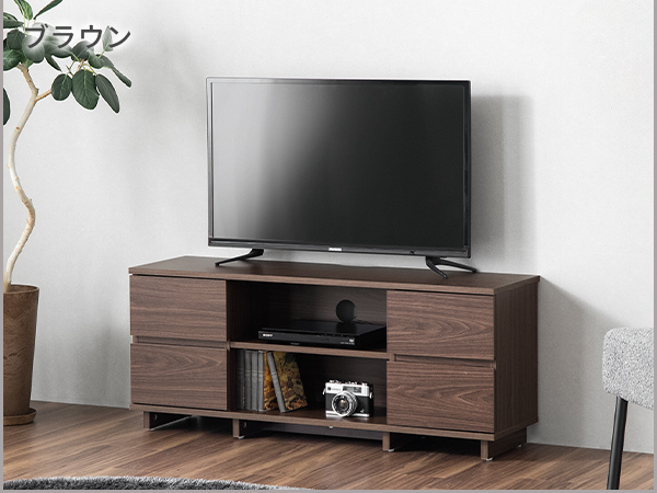 テレビ台 テレビボード ローボード幅100cm 不二貿易 テレビ台 幅100cm ローボード 木目調 オープンラック