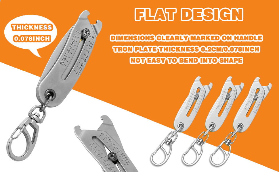 便携式精确螺纹尺寸检查器钥匙扣