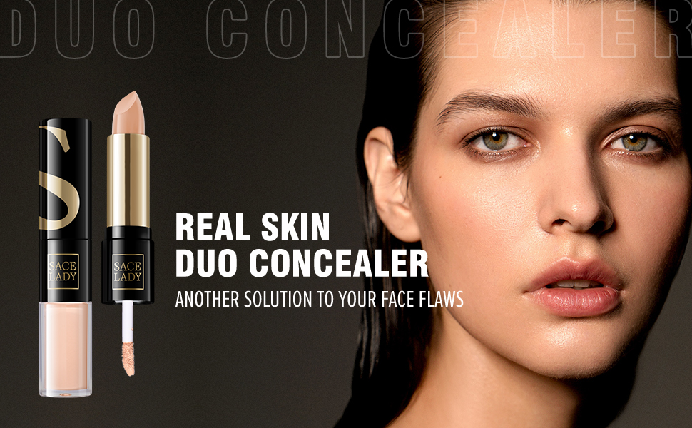 SACE LADY FULL COVERAGE LIQUID CONCEALER CREAM COVERS EYE CIRCLES FACE FLAWS LONG LASTING