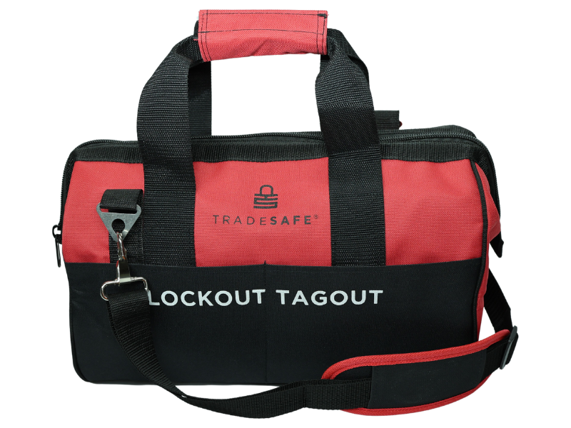 TRADESAFE Lockout Tagout Bag for Loto Devices - Polyester