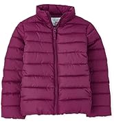 The Children's Place Girls' Medium Weight Wind-Resistant, Water-Resistant Puffer Jacket