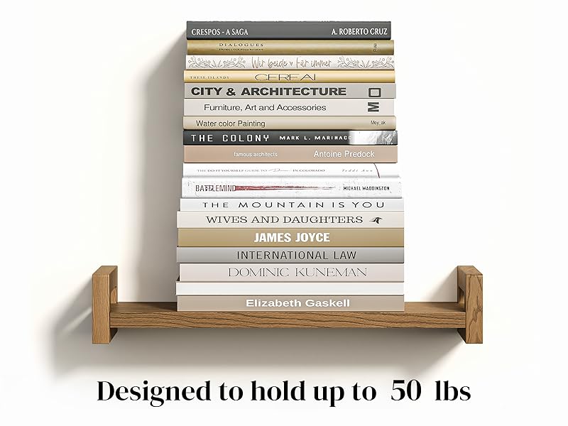 floating shelves for 50lbs