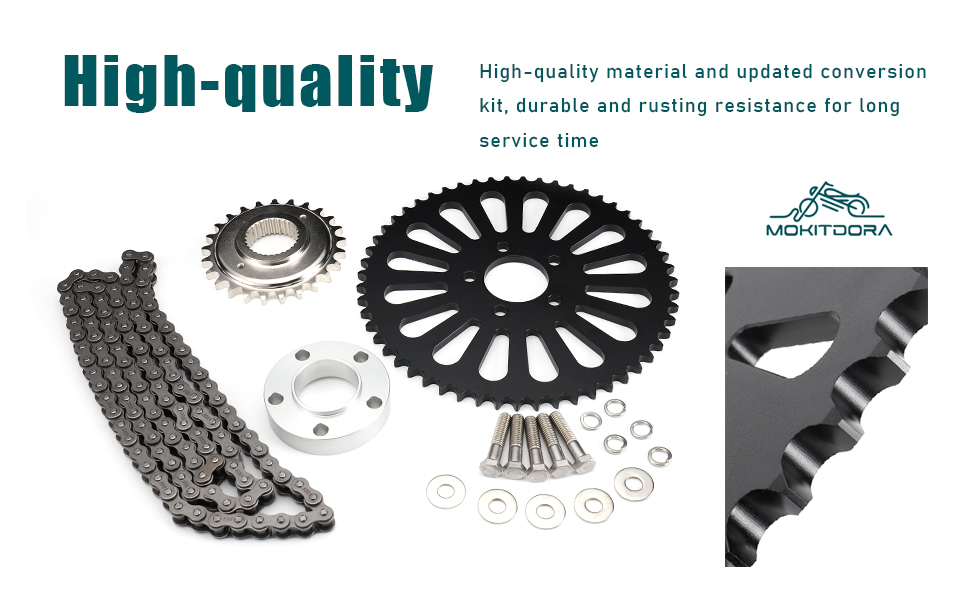 MoKitDora Dyna Chain Drive Transmission Sprocket Conversion