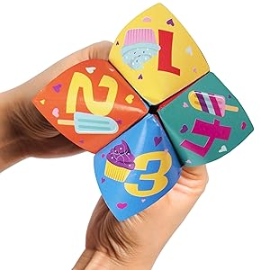 cootie catcher valentines, kids valentines treats, valentines scratch and sniff kids valentine games