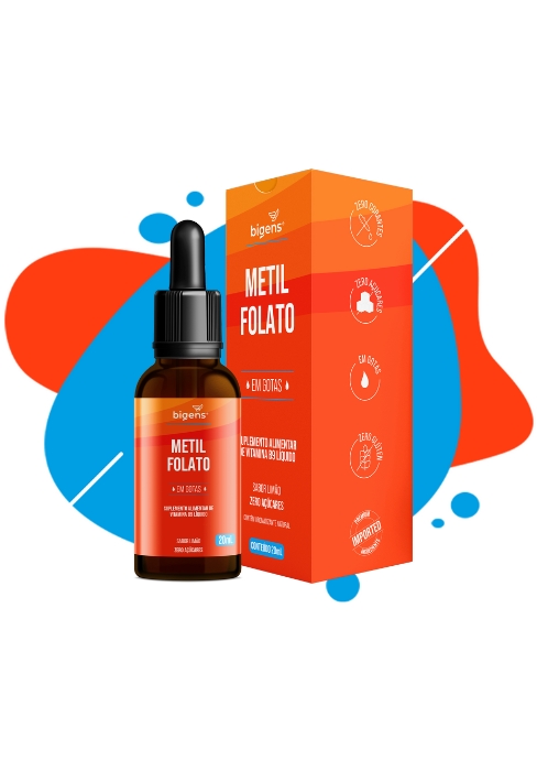 Metil folato em gotas bigens