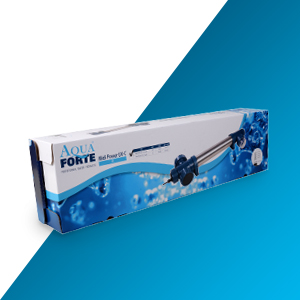 AquaForte Midi Power UVC 40 Watt, kurze Lampen und Edelstahlgehäuse
