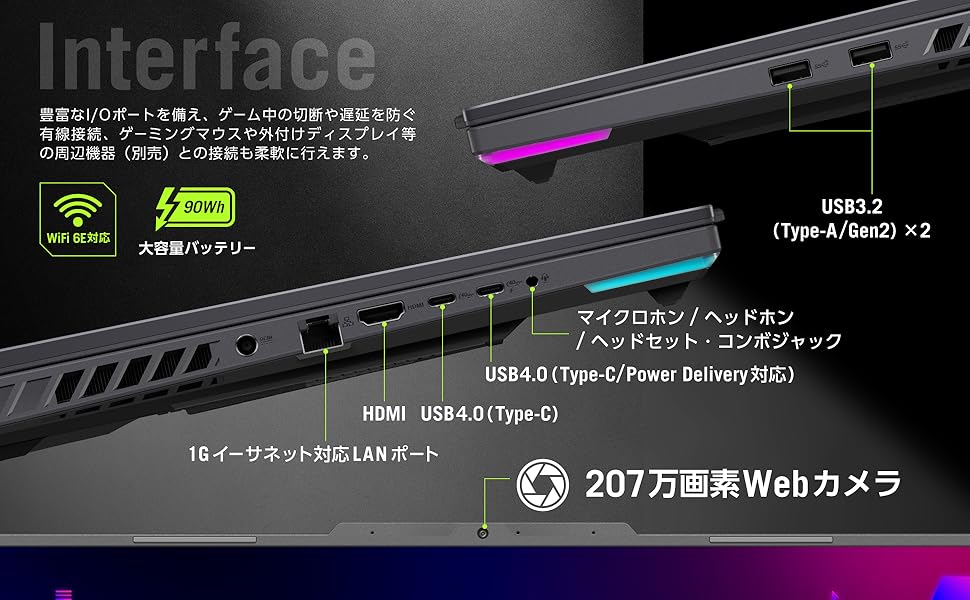 抜群のコネクティビティ