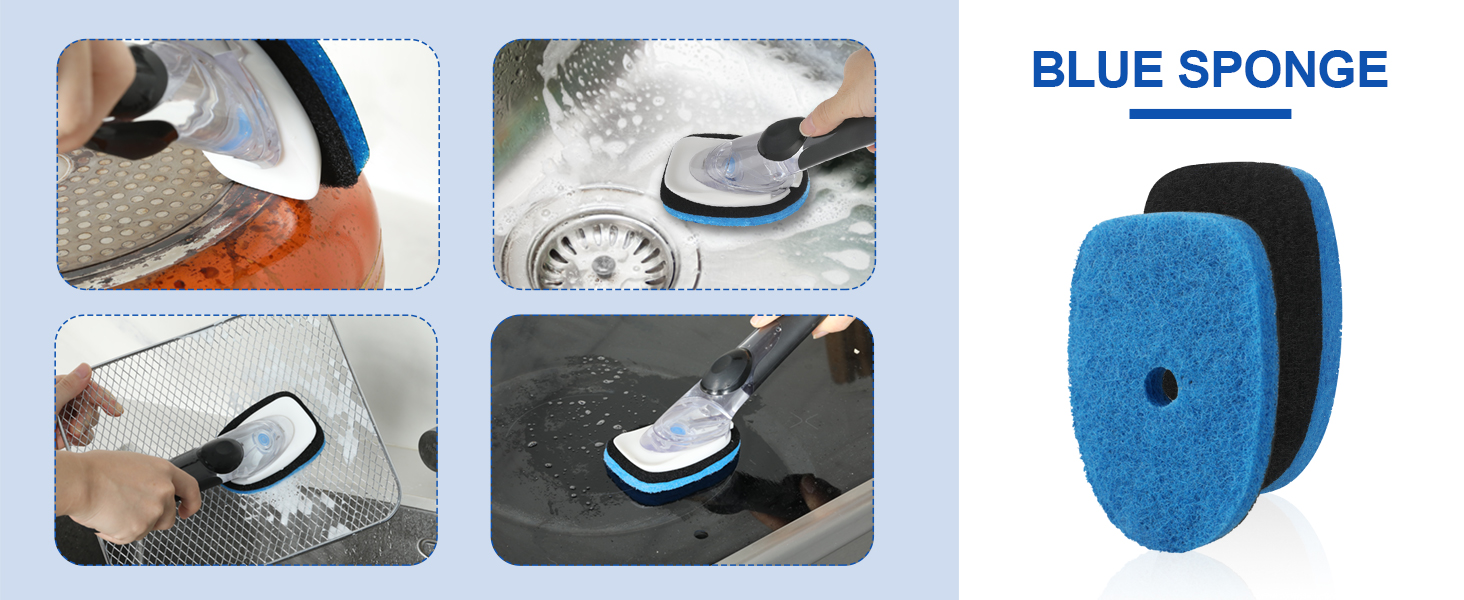 LANMU Replacement Sponge Refills Compatible with OXO Good Grips Soap Dispensing Dish