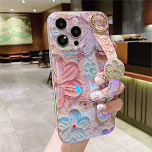 iphone 16pro max phone case 6.9-inch all protection women girl wrist strap band grip