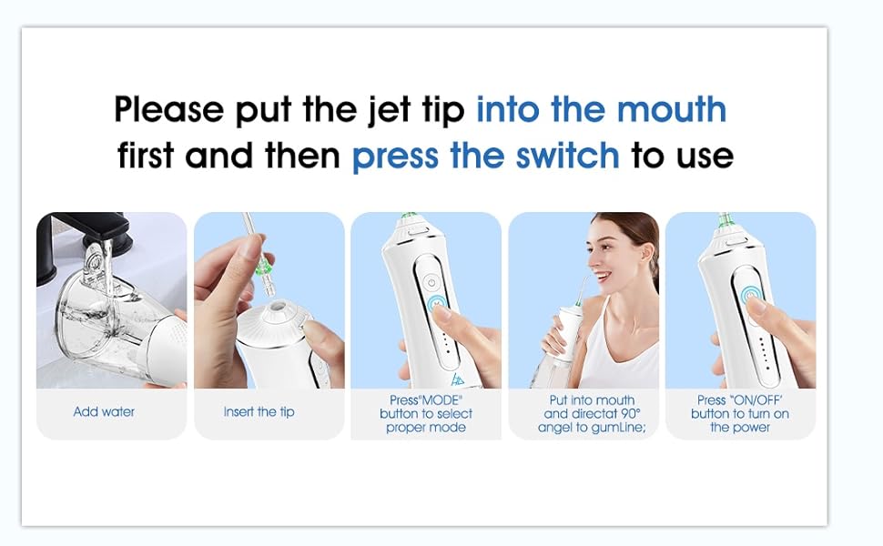 EASY TO USE DENTAL FLOSSER.