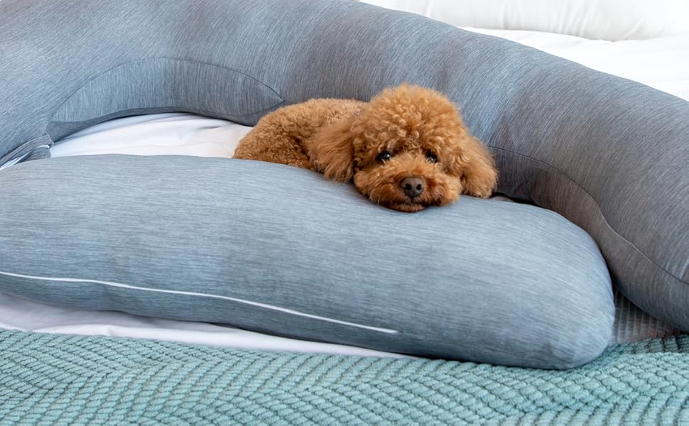 PharMeDoc Pregnancy Pillow, UShape Full Body Pillow and Maternity Support with Detachable