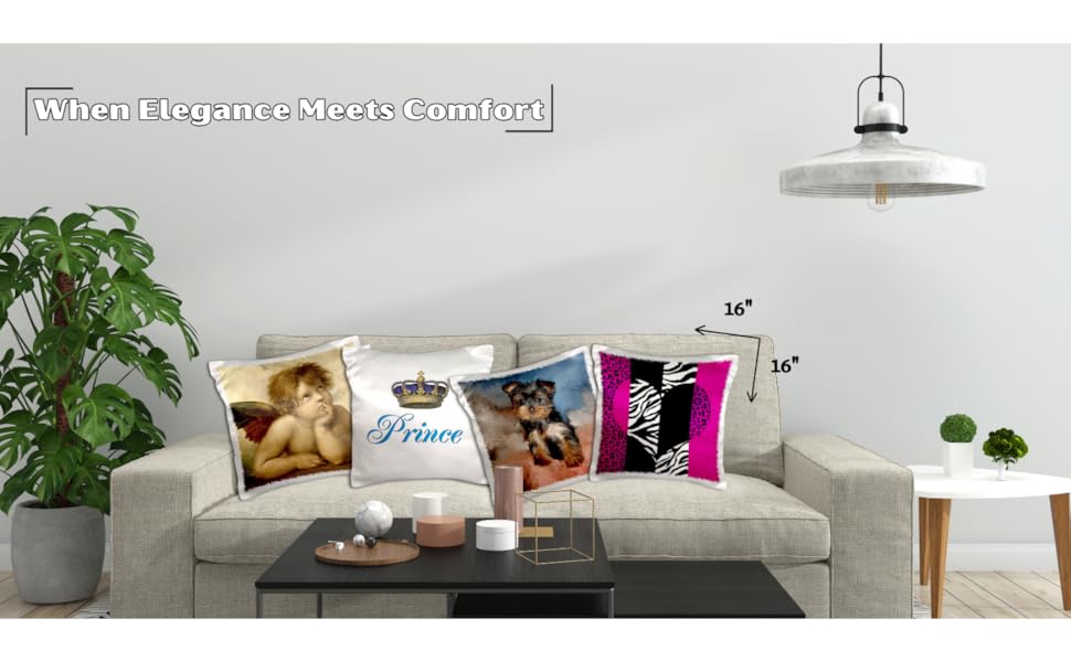 Pillows on a couch