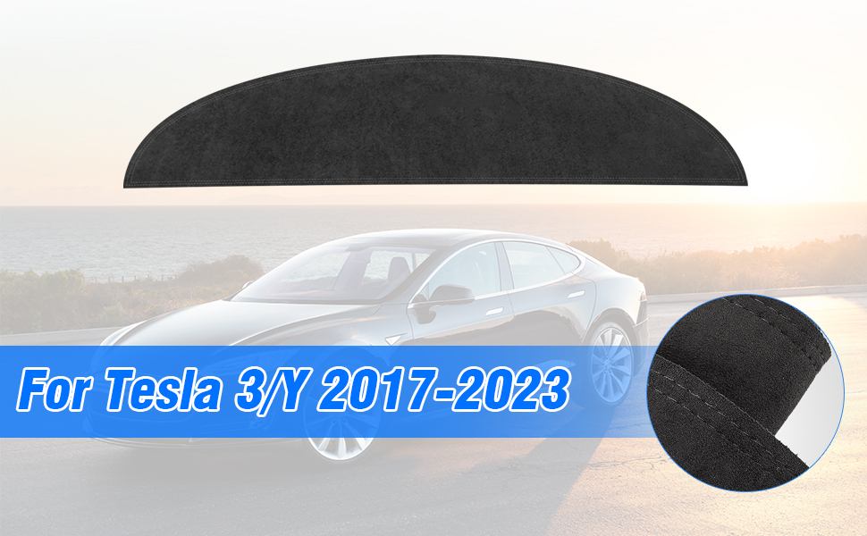 YIZHUOMY Dashboard Cover for Tesla Model Y/3 2023 20222017