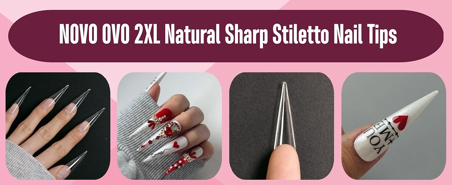 thick short nail tips