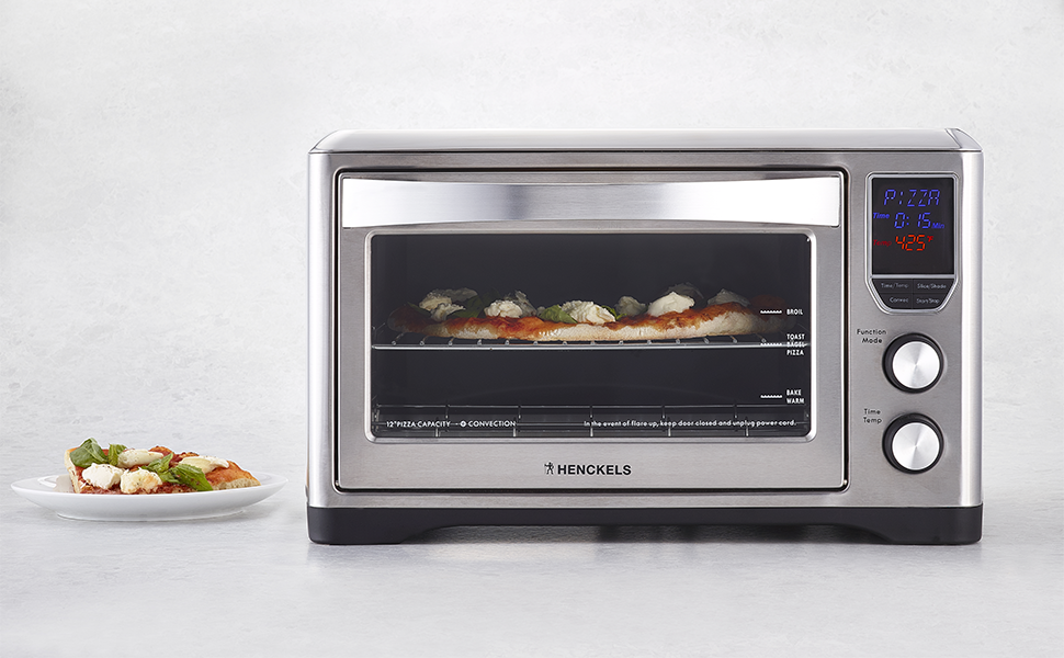 HENCKELS Convection Toaster MiniOven with 6Slice Capacity / 12" Oven