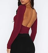 Tシャツ・カットソー FLARE UP Backless Drape Long Sleeve 5BMM039 51-+Fe68isL._UY1000_.jpg