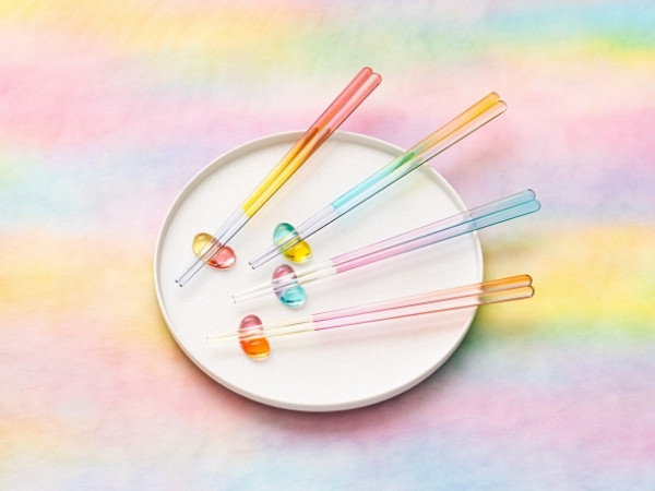 お箸　グラス Amazon | FlaColle【ガラスのような お箸 とうめいハシ】 箸