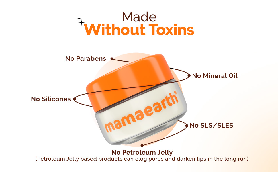 Mamaearth Vitamin C Moisture Therapy Lip Balm SPF 50 for Dry & Chapped Lips 15 g