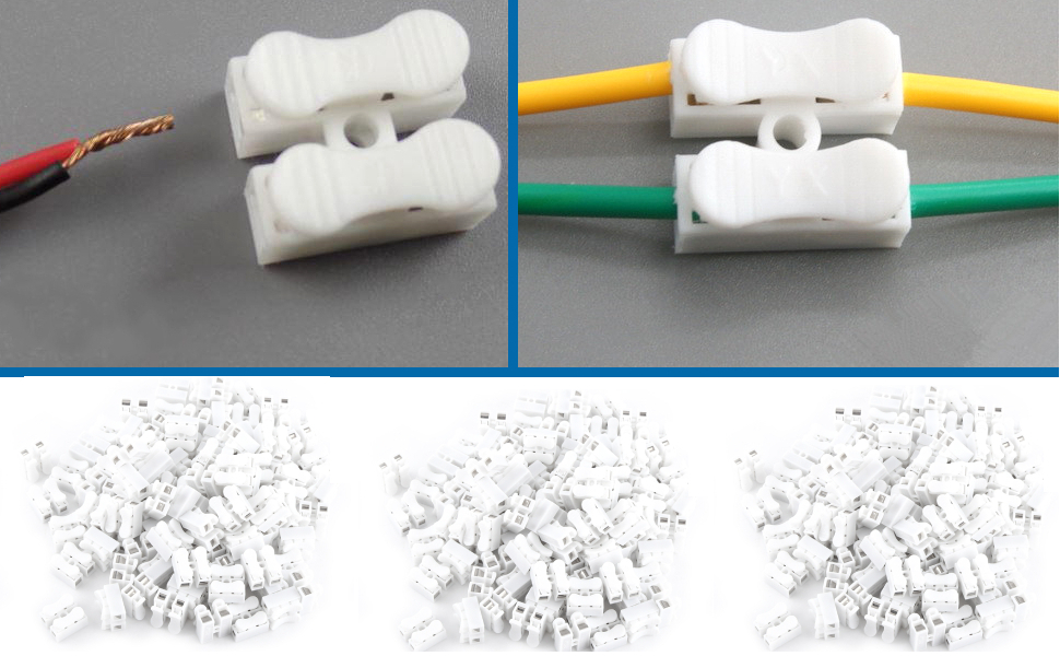 100pcs Quick Connector Spring Wire Connector, Spring Wire Connectors