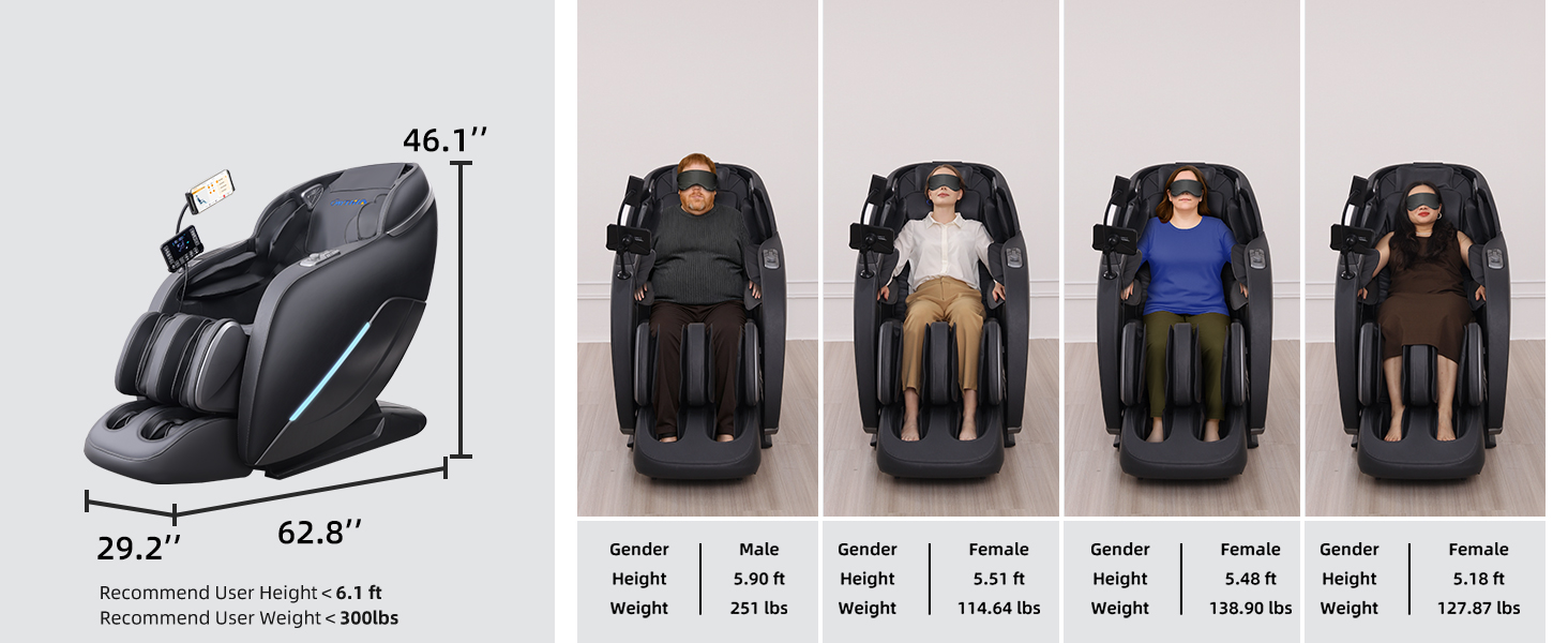 MYTHIA 303C MASSAGE CHAIR FULL BODY