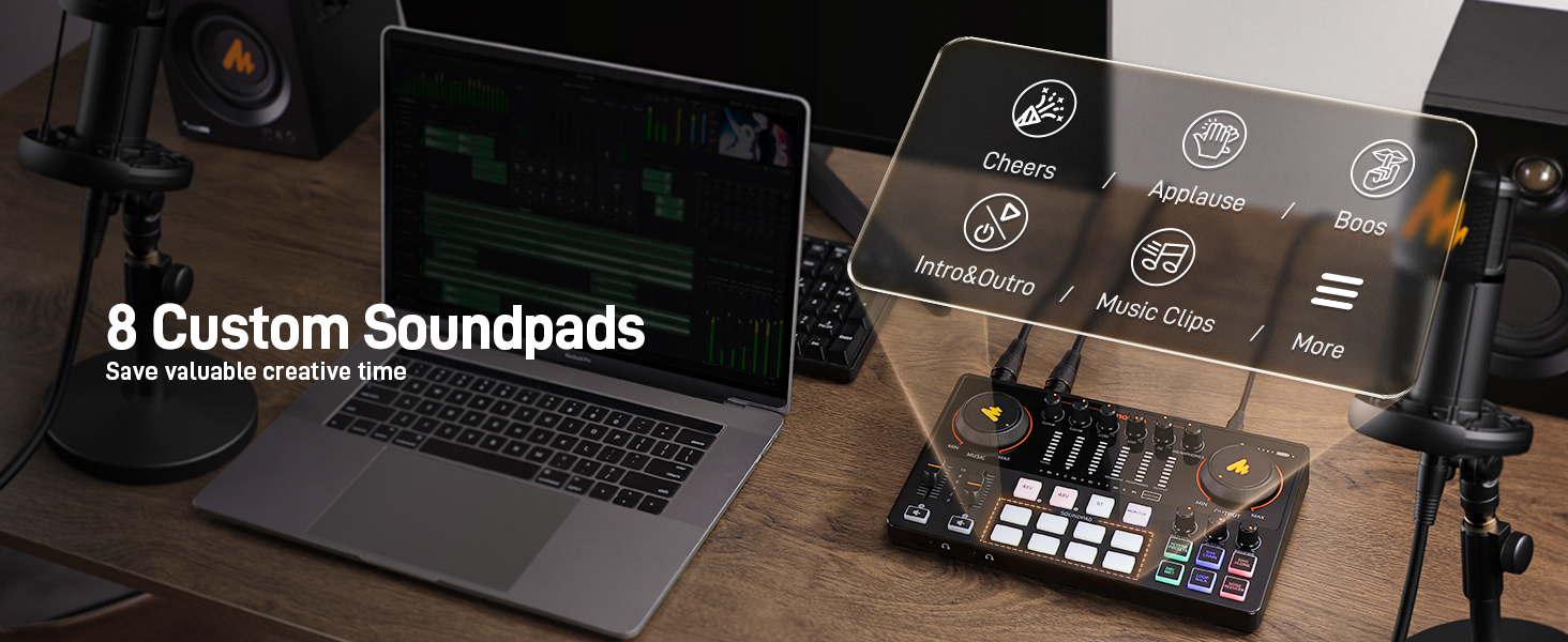 maono podcast equipment bnudle for 2