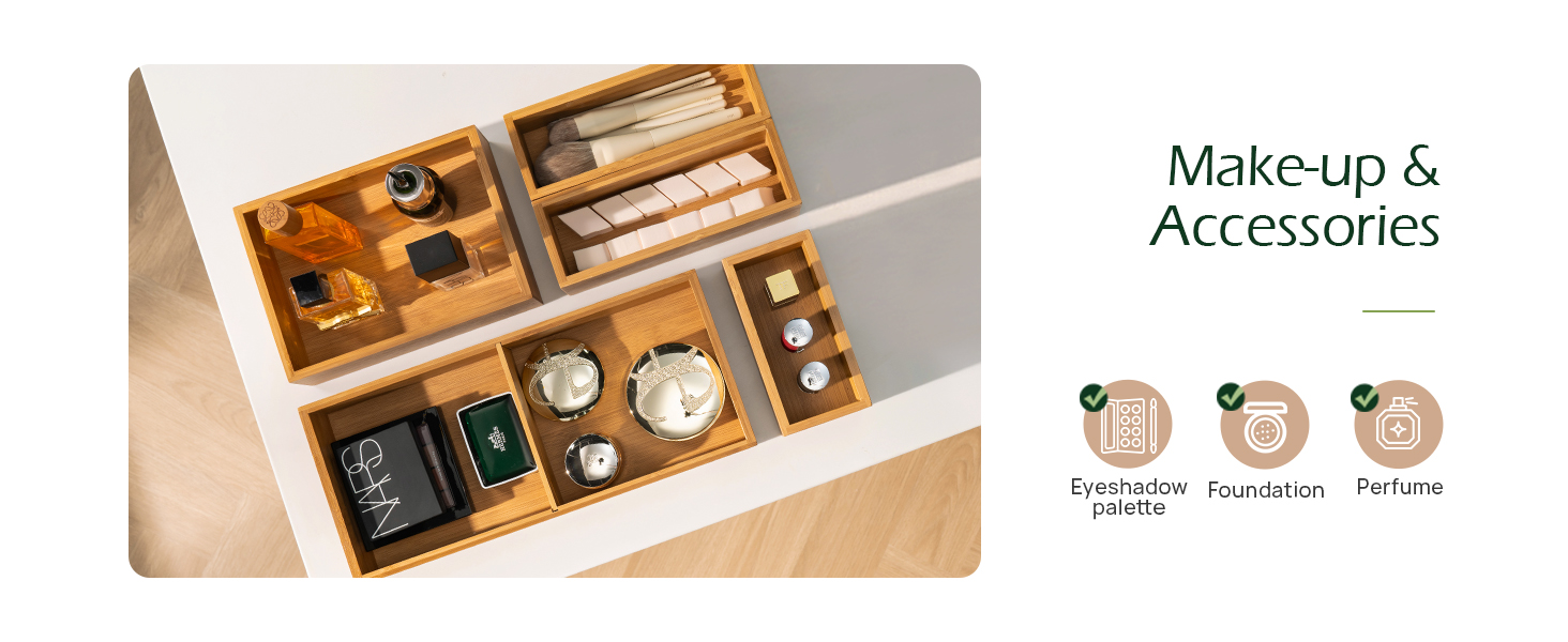 Bamboo Kitchen Drawer Organizer