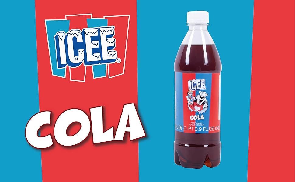ICEE Cola Syrup. Genuine ICEE Slushy Cola Syrup for use