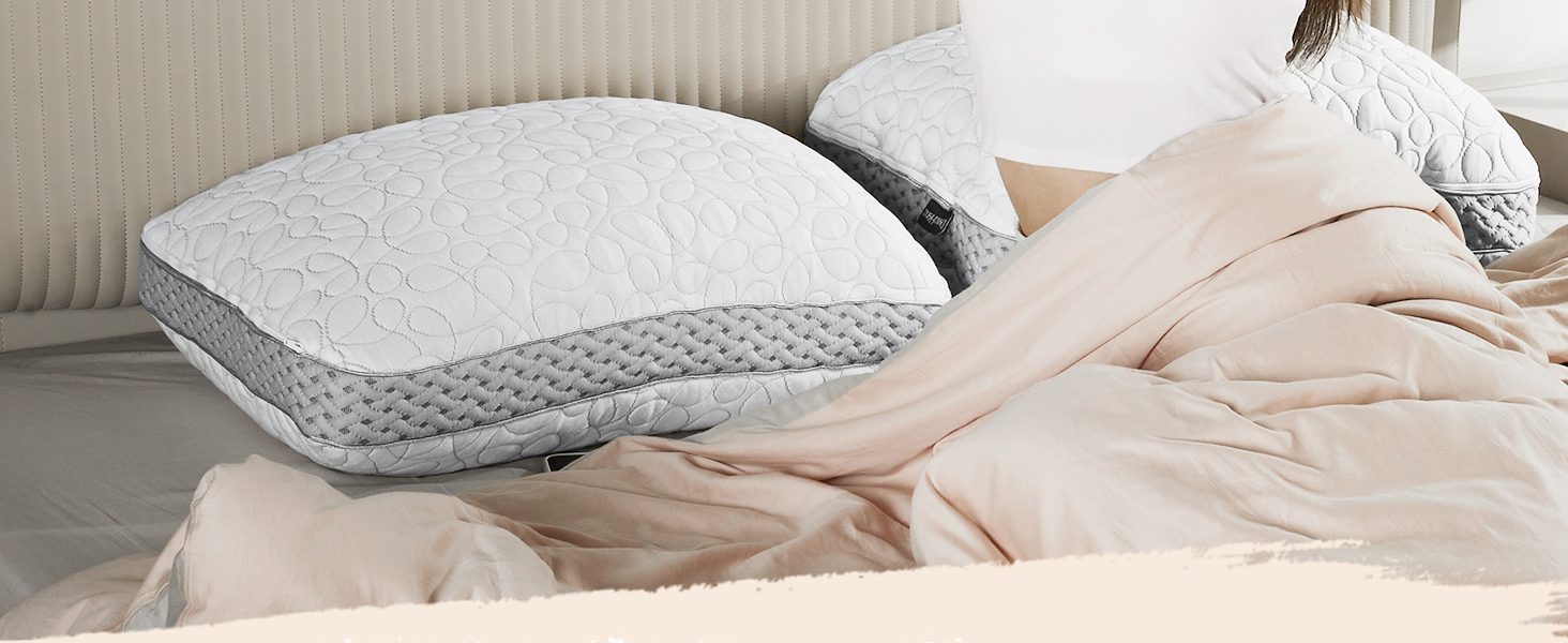 DONAMA Adjustable Layer Pillow, Assemblable Bed Pillow, 3