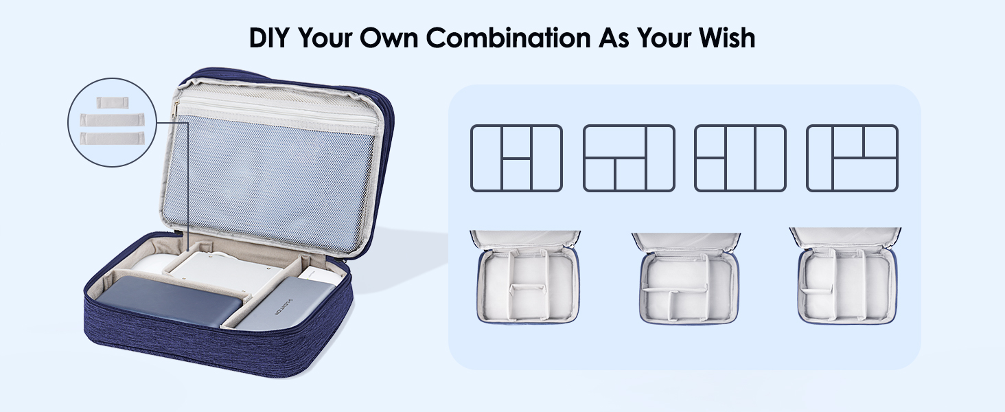 Electronic Accessories Cable Organizer Bag