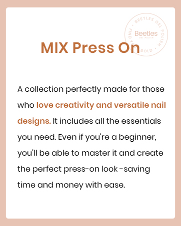 Beetles press on nails pack