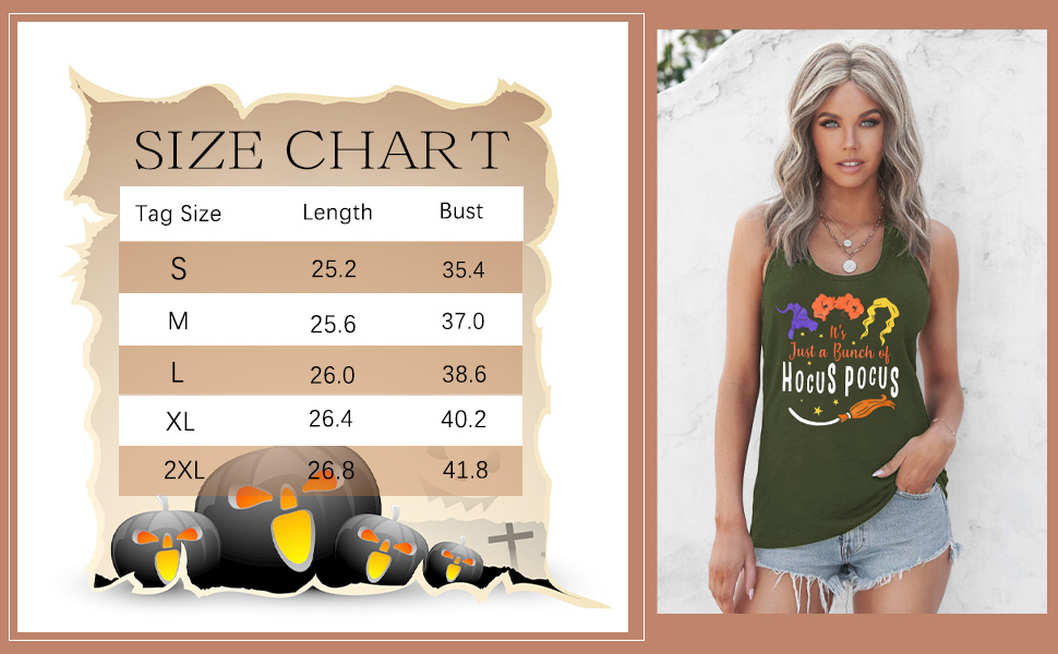 womens hocus pocus tank top