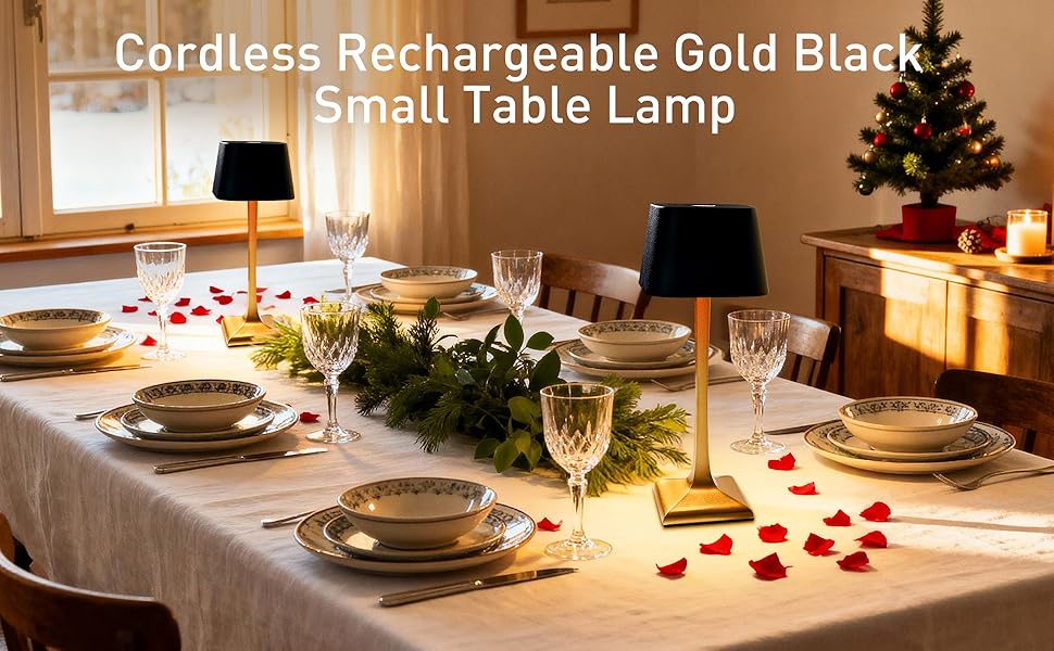 Cordless LED Small Table Lamp