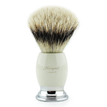 Shaving Kit with Silver Tip Badger Hair Brush, Razor, Soap, Stand and Bowl Perfect Gift Set for Men