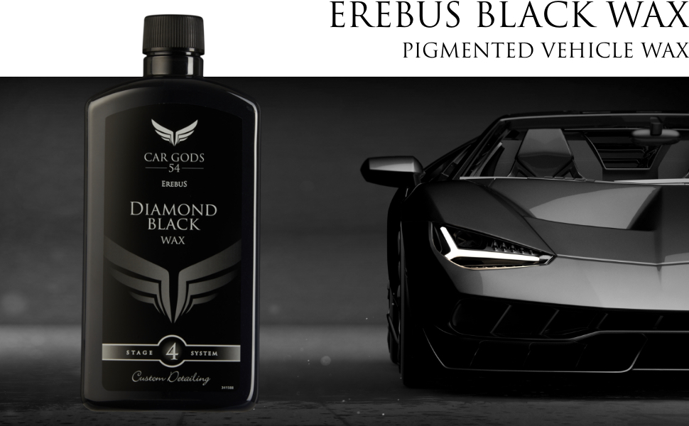 Car Gods Black Carnauba Wax Polish, Pigmented Formula 3 in