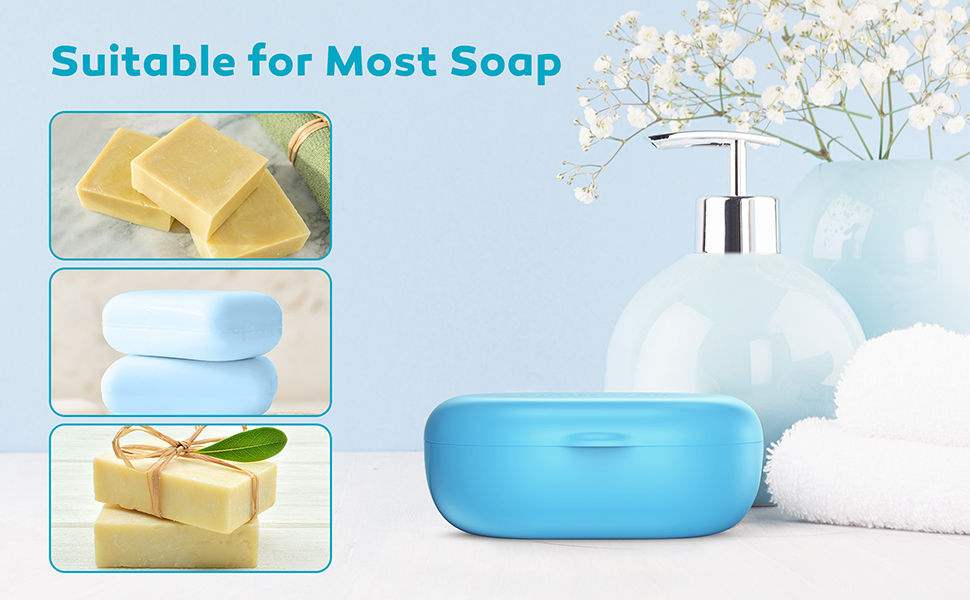 Soap Bar Holder, Travel Soap Container, Portable Soap Dish