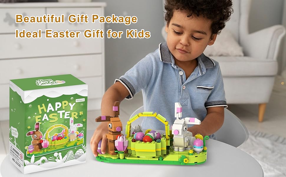 Easter Flowers Building Blocks
