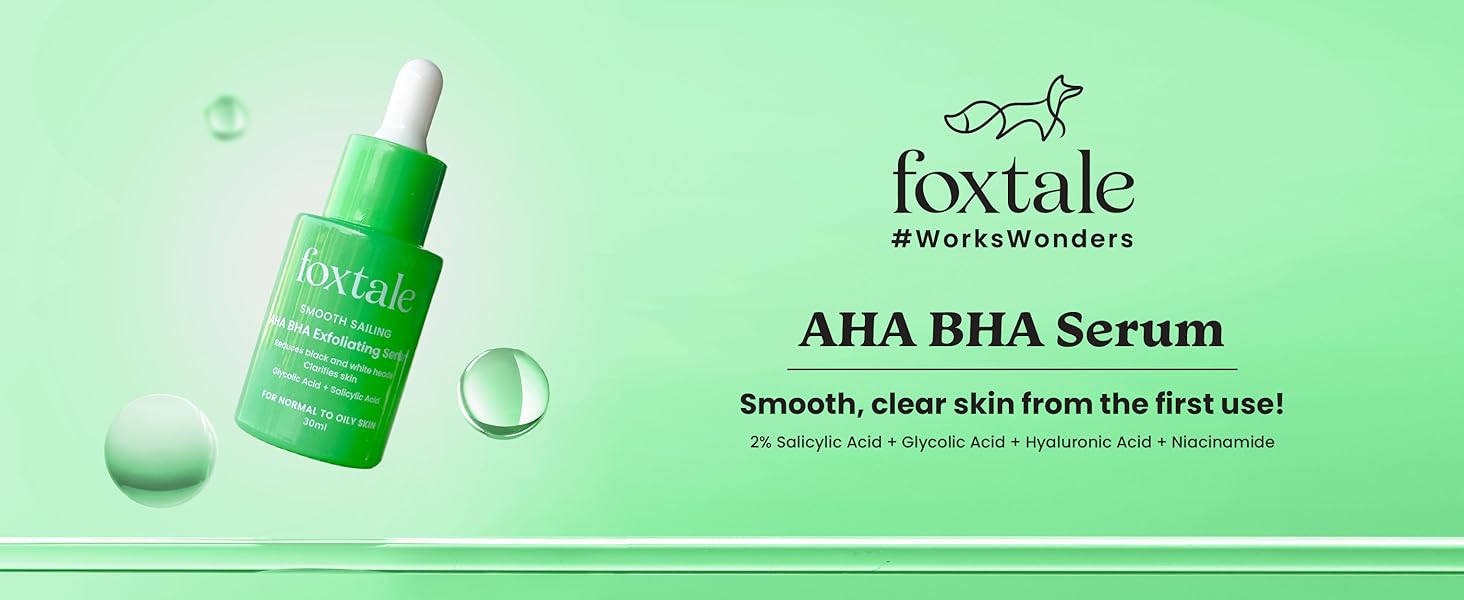 Foxtale AHA BHA Serum