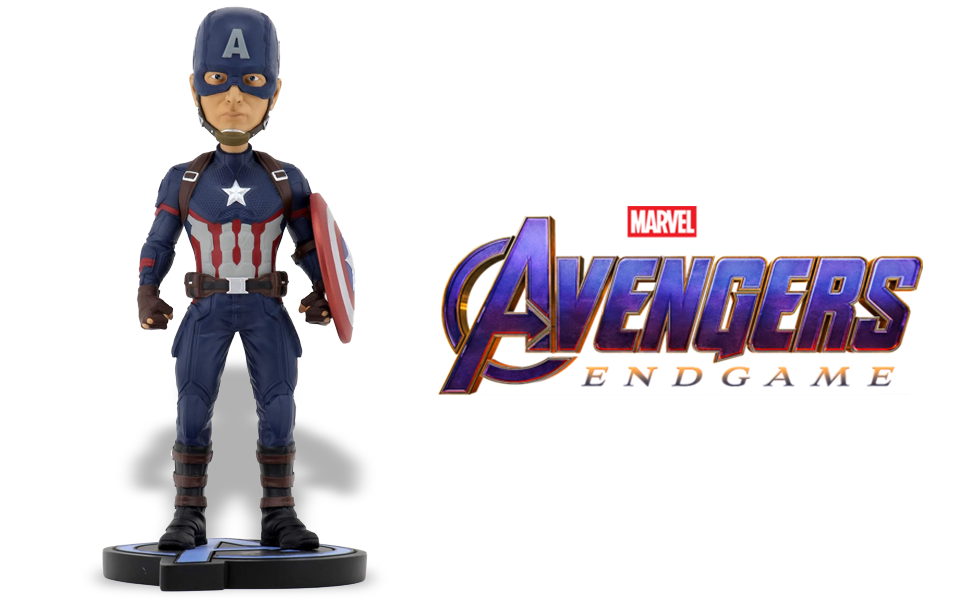 Amazon.com: NECA Avengers: Endgame - Head Knocker - Captain