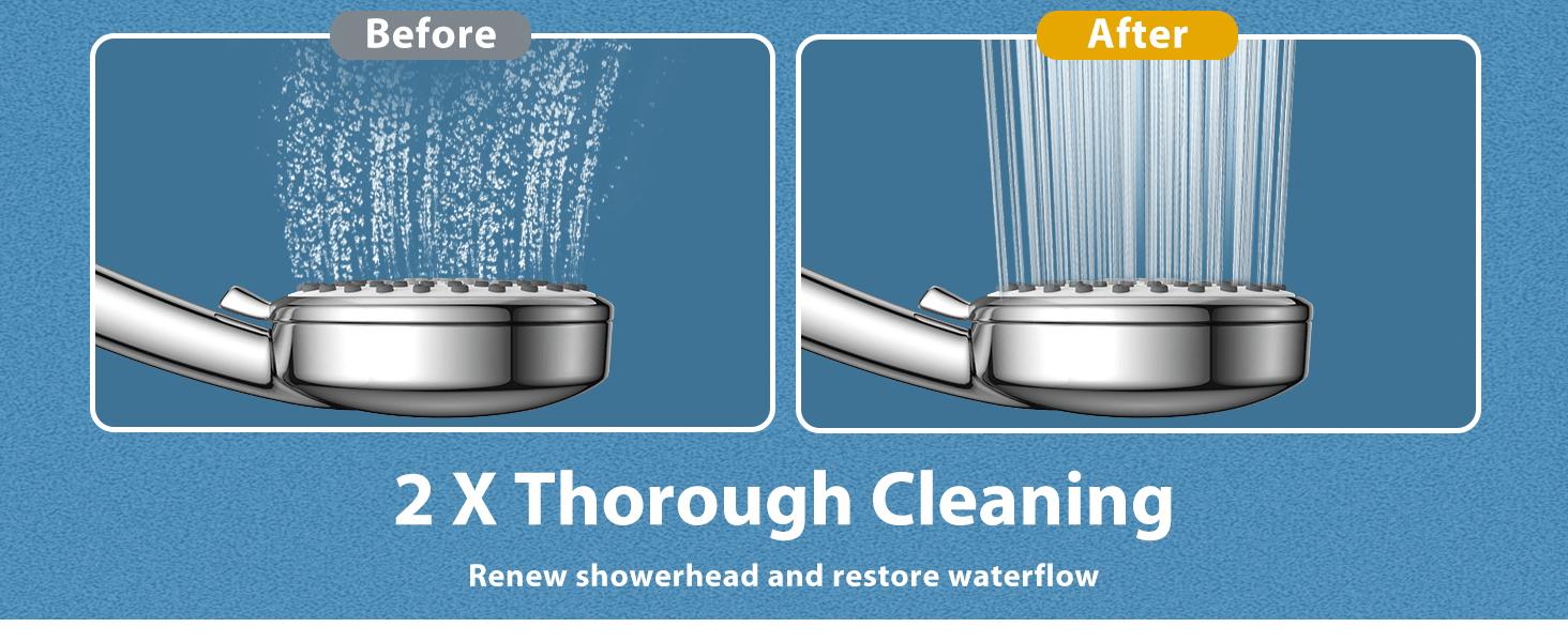 unclogger showerhead small hole nozzle