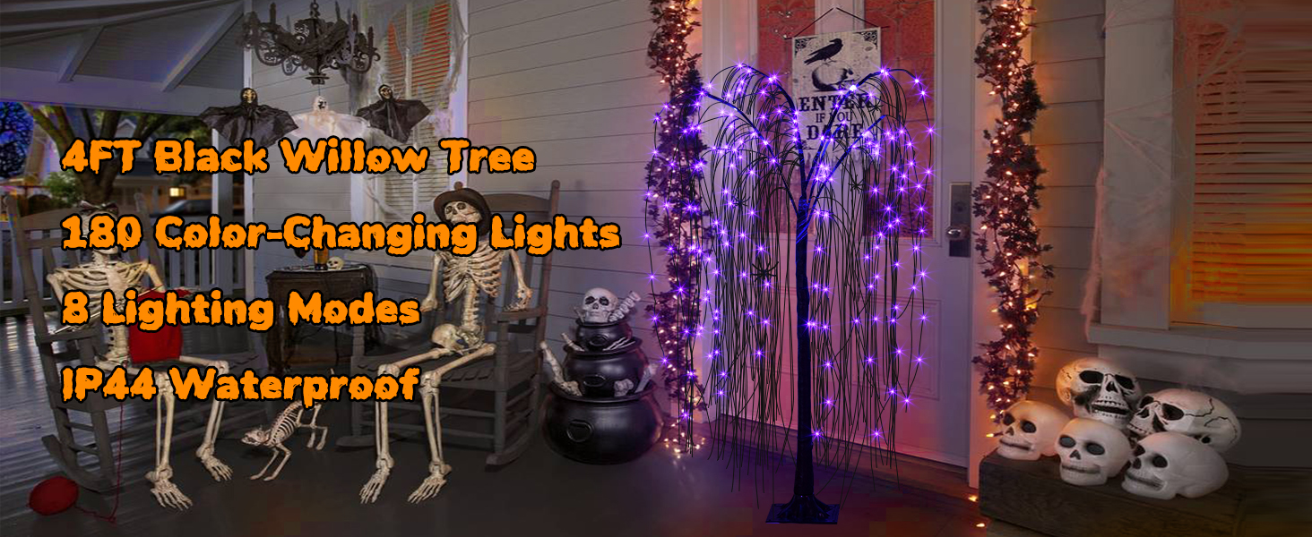 halloween willow tree