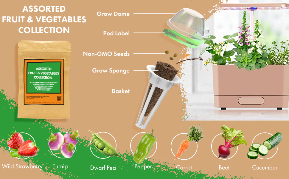 Assorted Fruit & Vegetables Mix Pod Kit for All