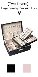 large Jewelry box with lock