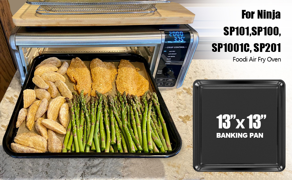 13 Inch Baking Sheet, Replacement Baking Pan for Ninja