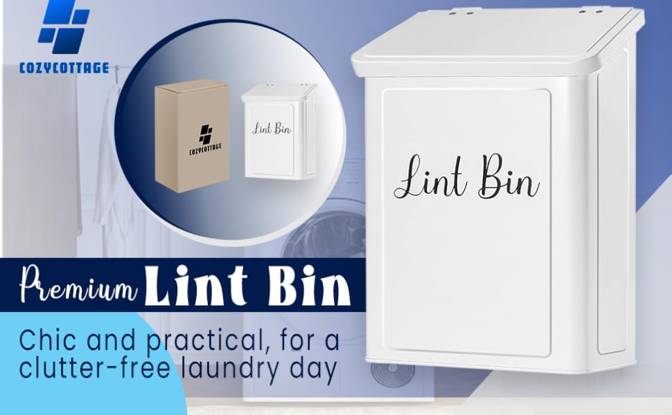 magnetic laundry lint bin