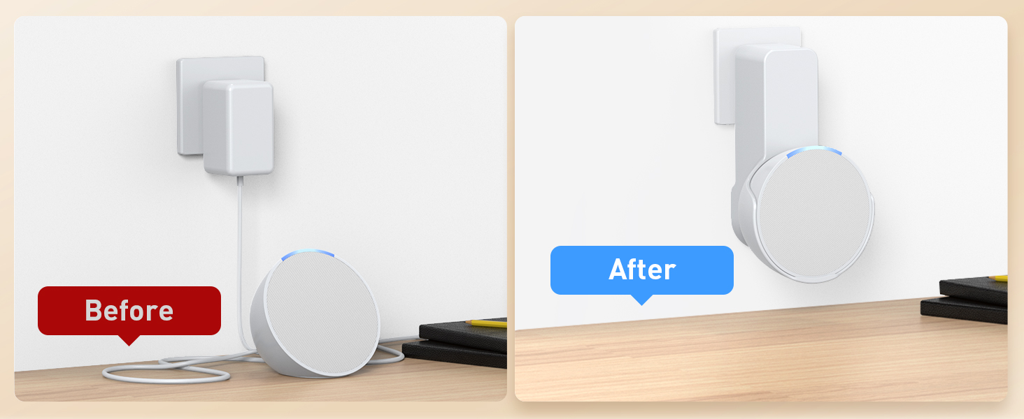 Pop wall mount free up space