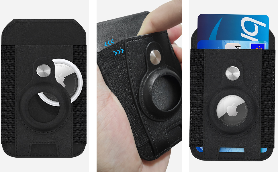 Amzone MagSafe Wallet with AirTag Wallet