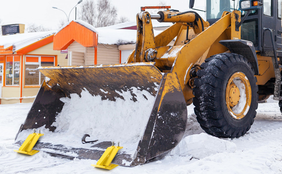Tractor Bucket Protector 2Pcs Ski Edge Protector, Heavy