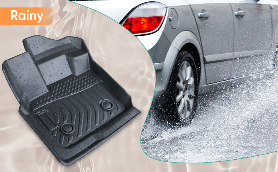 DrCarNow For Ford Fusion Floor Mats & Cargo Mat 2017 2018