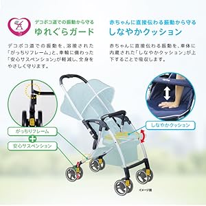 Aprica 折りたたみ式 ベビーカー　ラクーナびッテクッション 楽天市場】アップリカ ベビーカー 即納 ラクーナ クッション