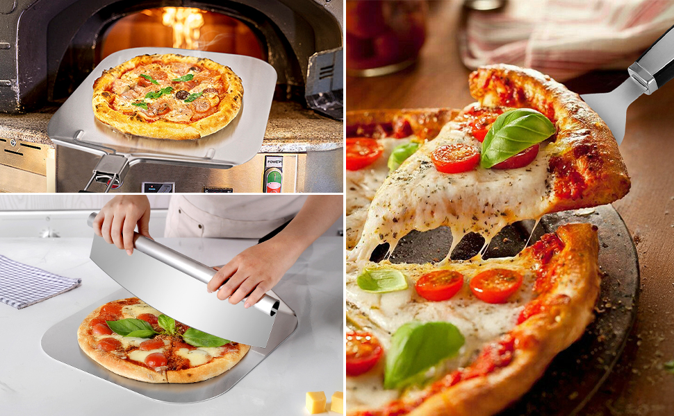 Pizza Paddle with Foldable Handle